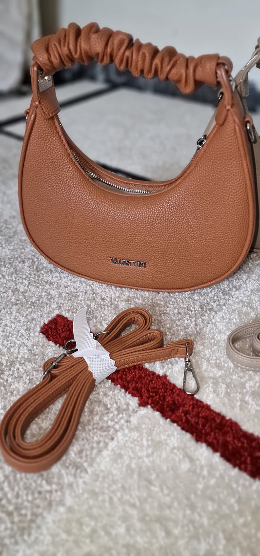 BORSETTA SPALLA RICCIA