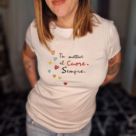 T SHIRT CUORE