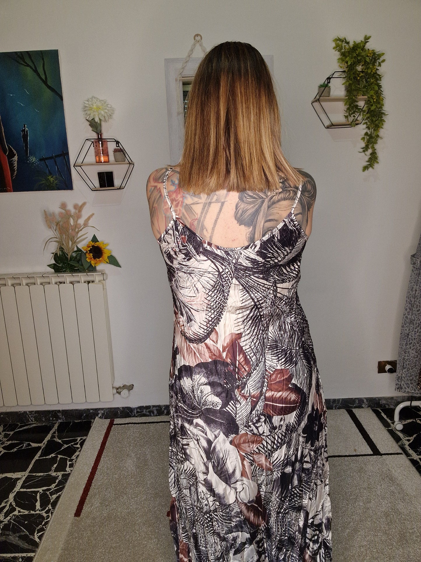 ABITO FLOREALE LUNGO