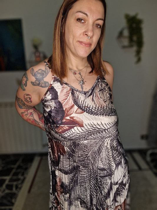 ABITO FLOREALE LUNGO