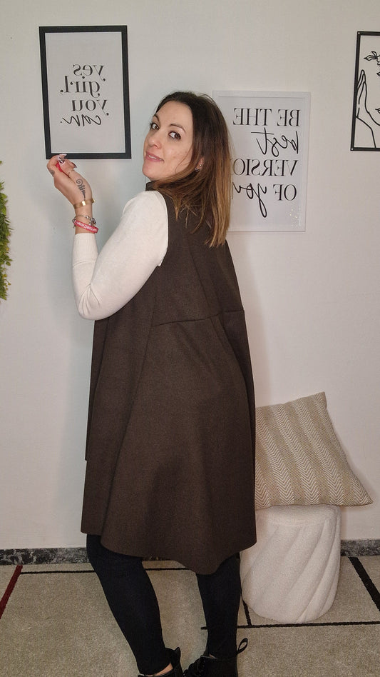 Maxi Maglia Zelda – Bold Chocolate Drape