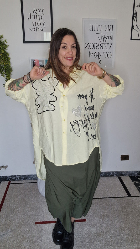 Camicia Teddy – Leggera, originale, super comfy.