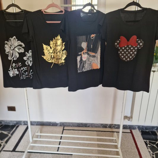 T SHIRT BLACK