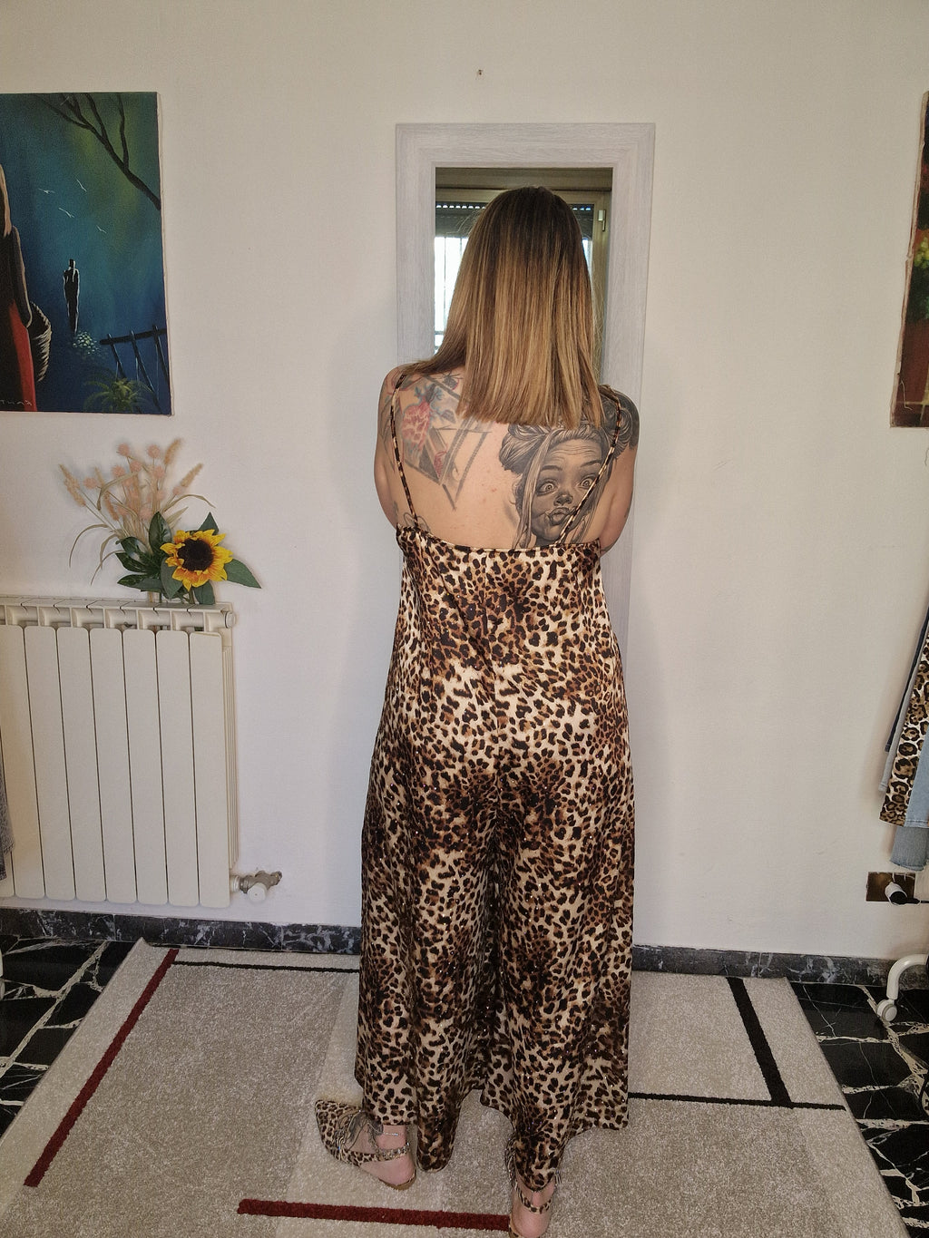 SALOPETTE LEOPARD