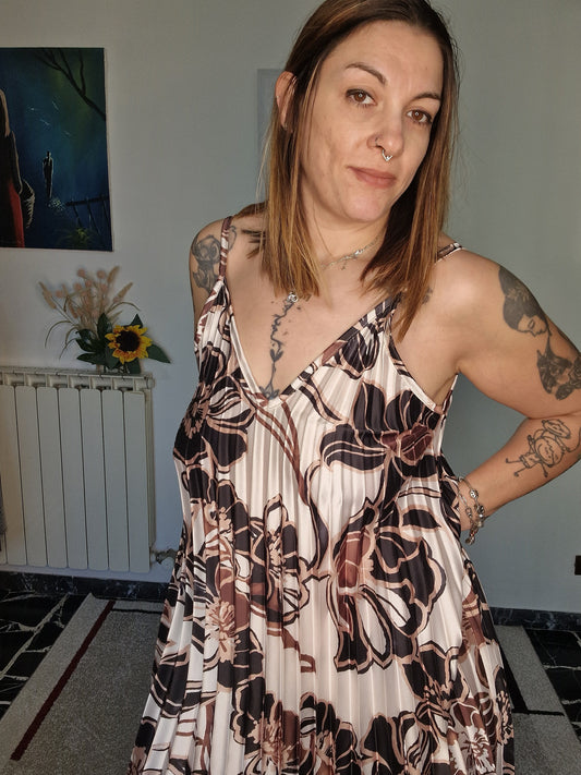 ABITO PLISSETTA