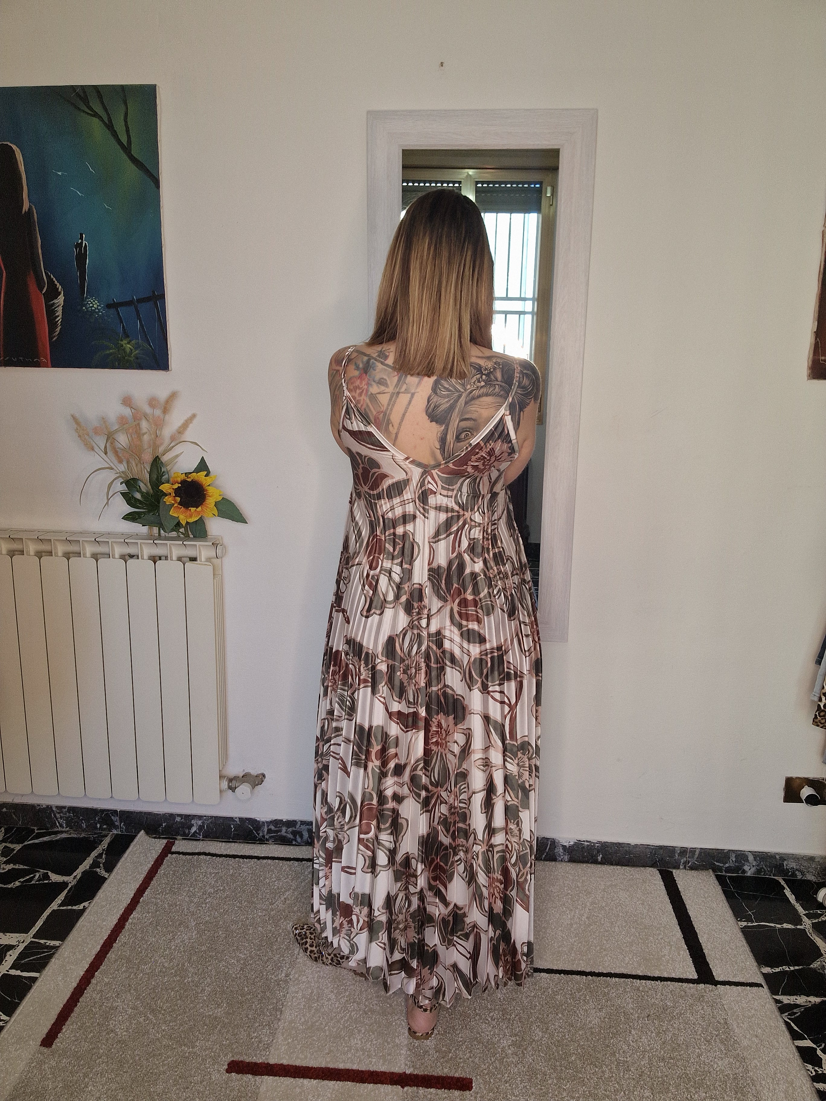 ABITO PLISSETTA