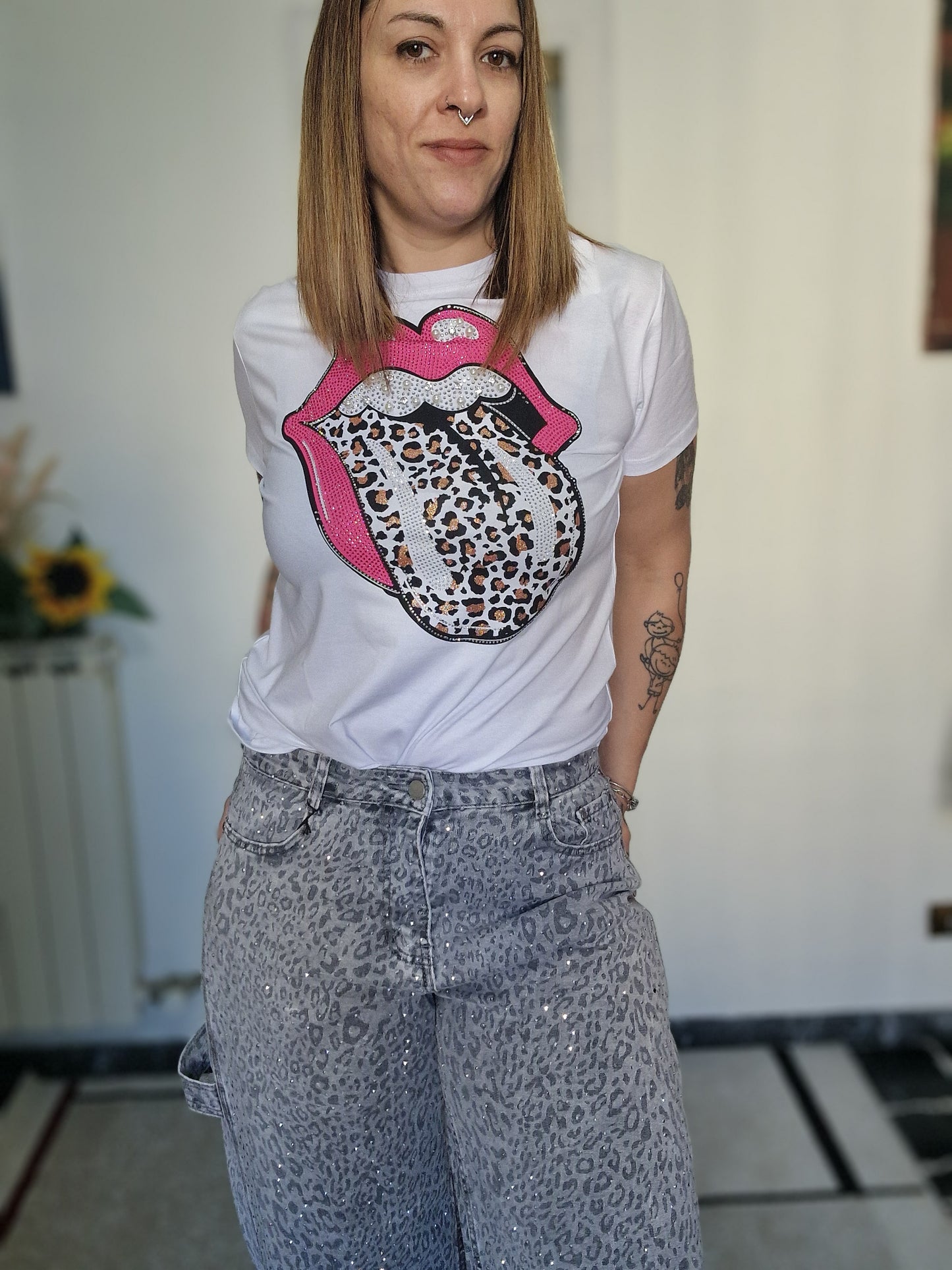 JEANS DIAMANTE BALOON/CARGO.