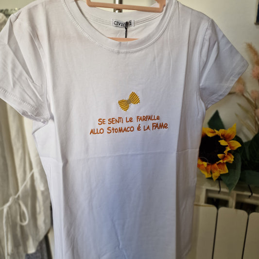 T SHIRT FARFALLE