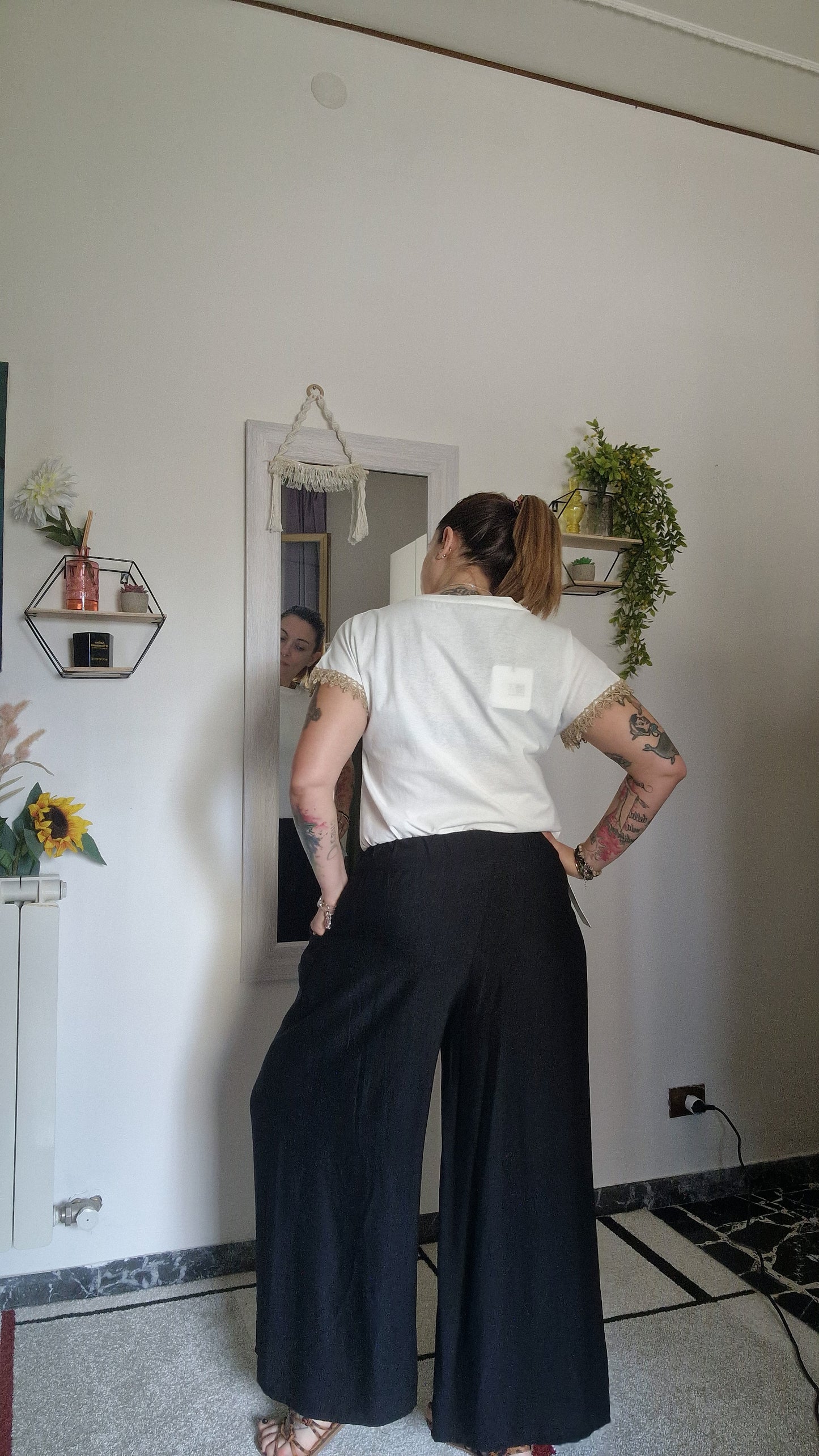 PANTA PLISSETTATO