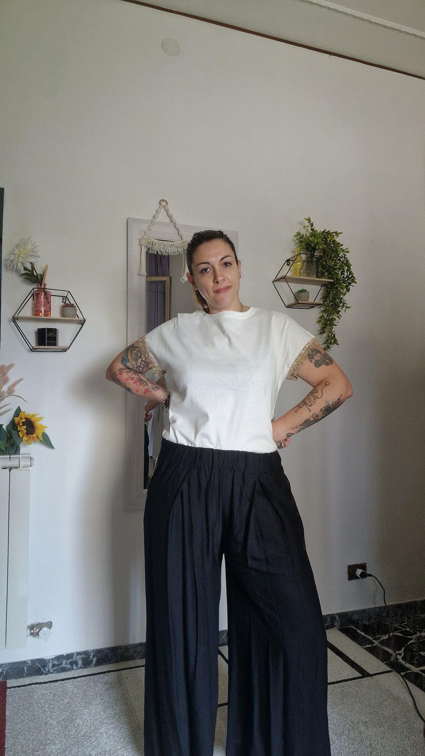 PANTA PLISSETTATO