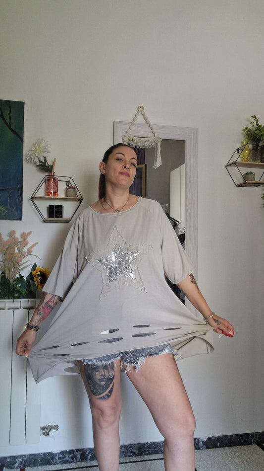 T SHIRT STARS OVER