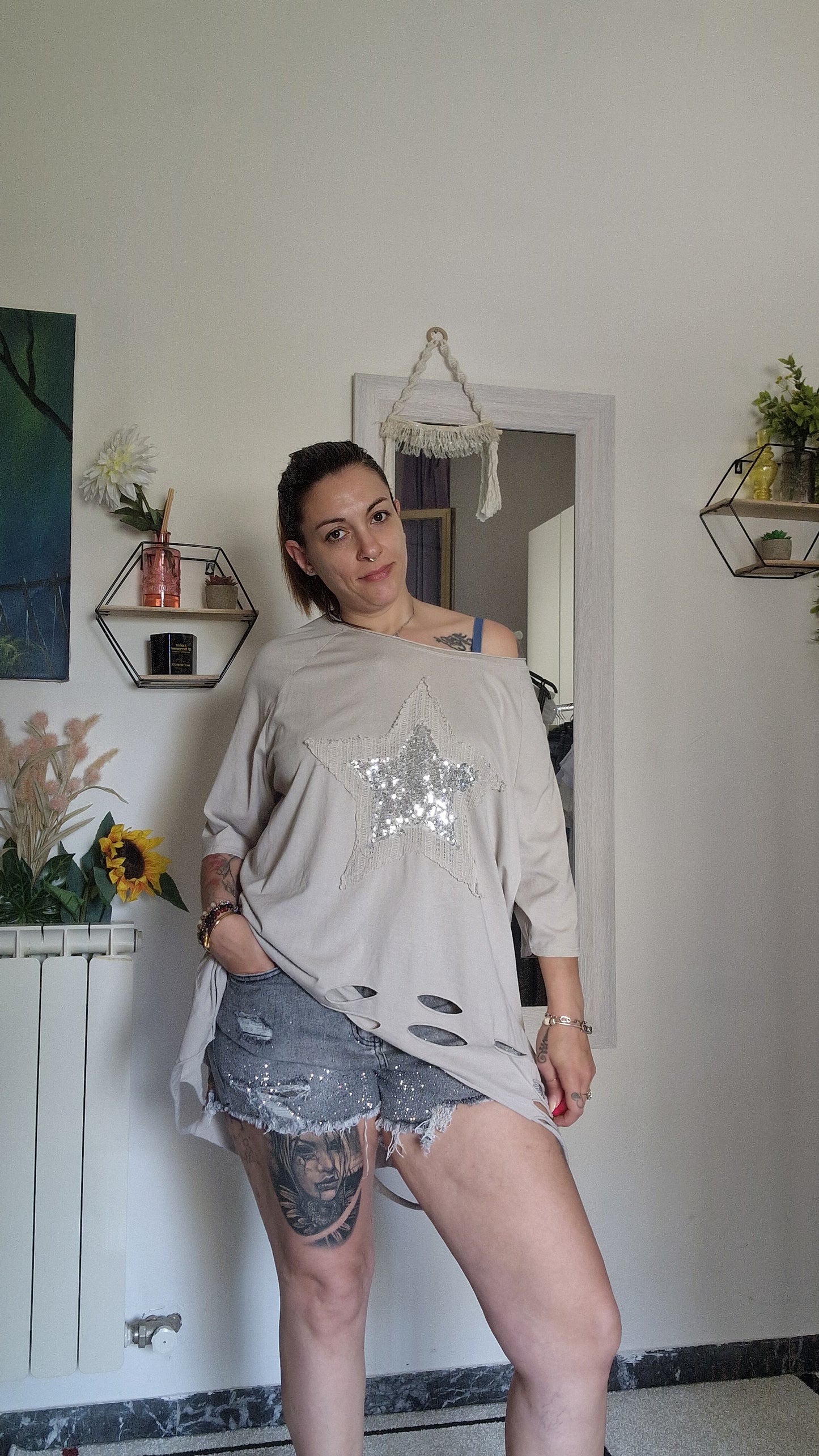 T SHIRT STARS OVER