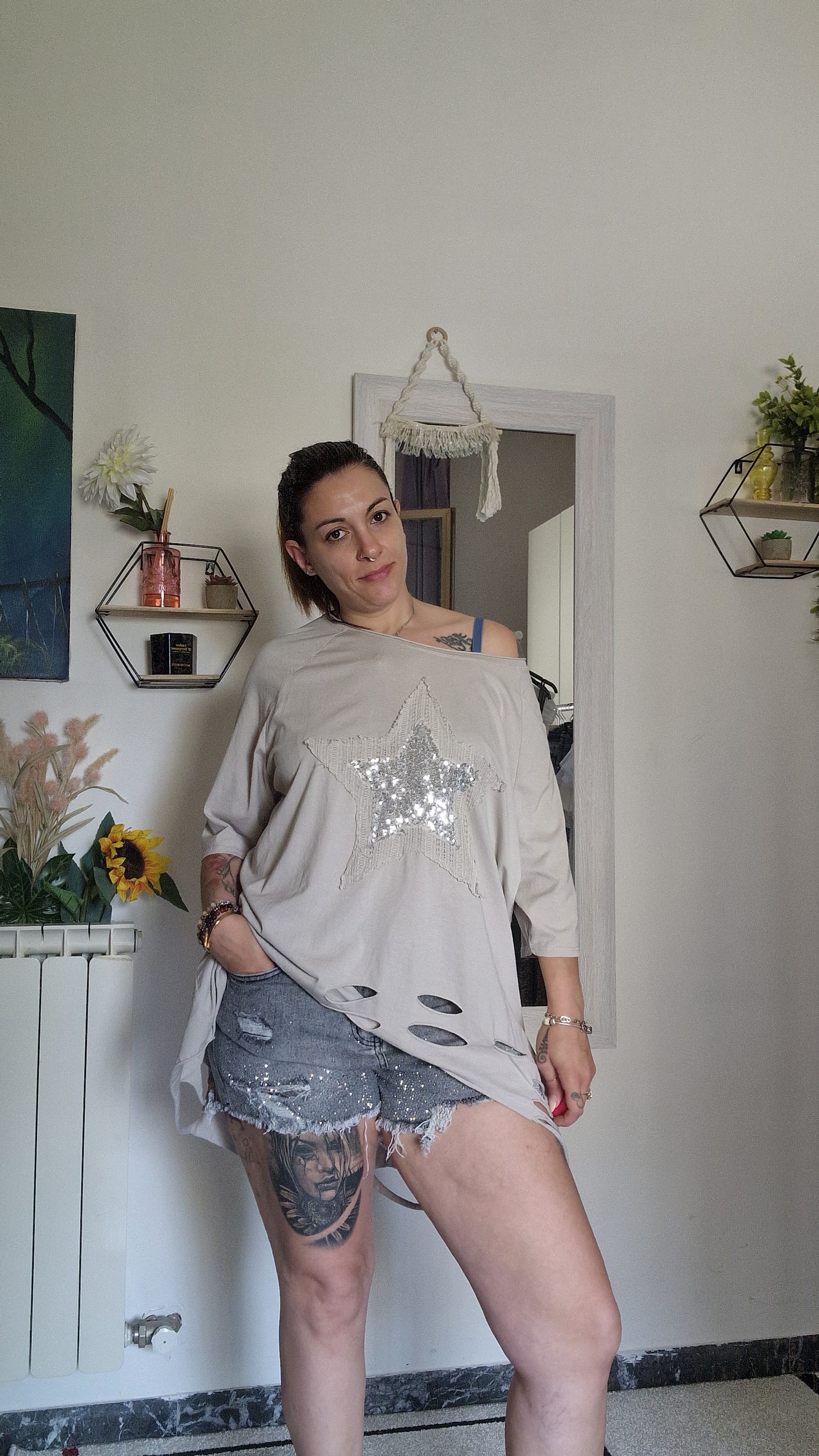 T SHIRT STARS OVER