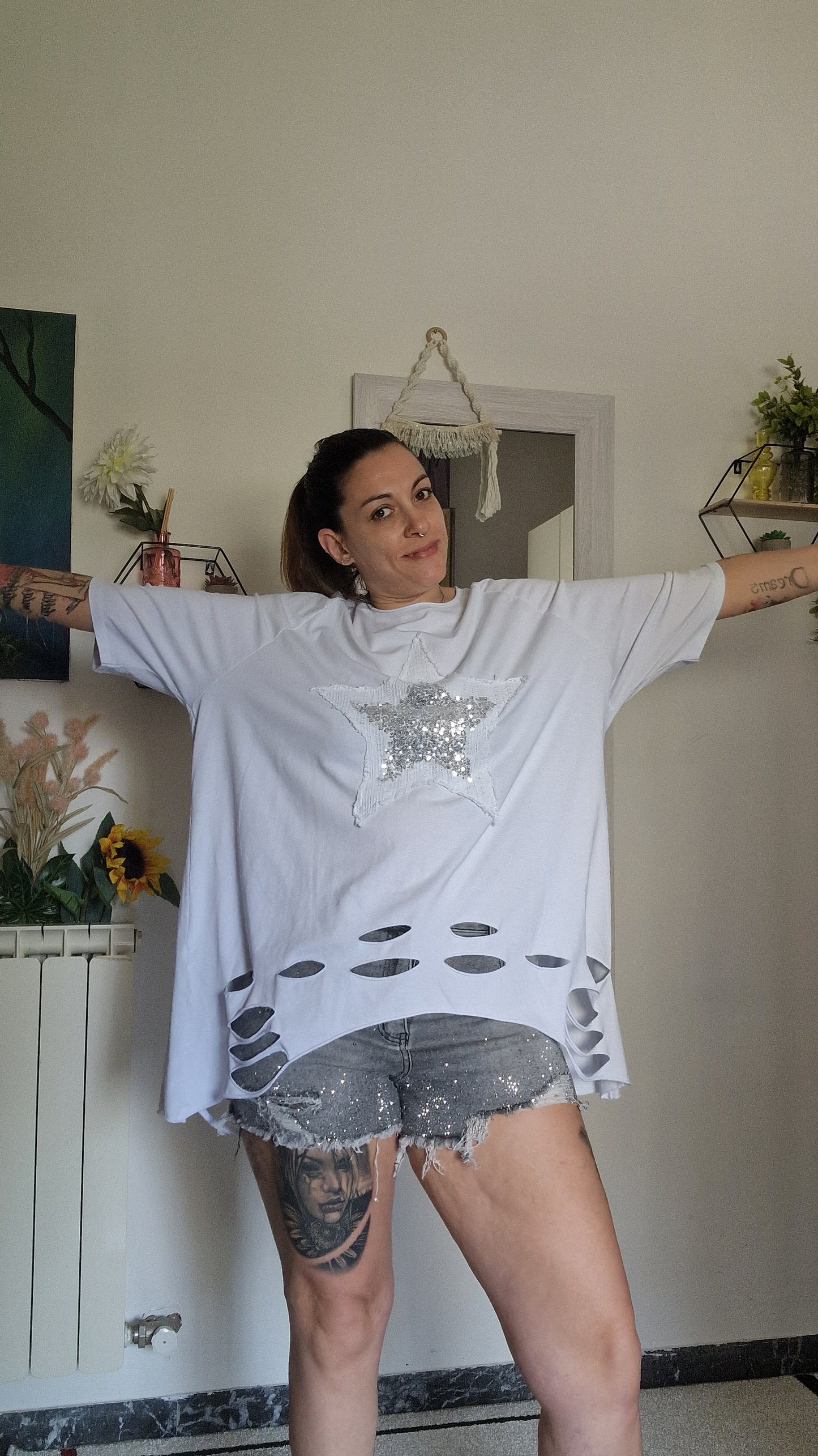 T SHIRT STARS OVER