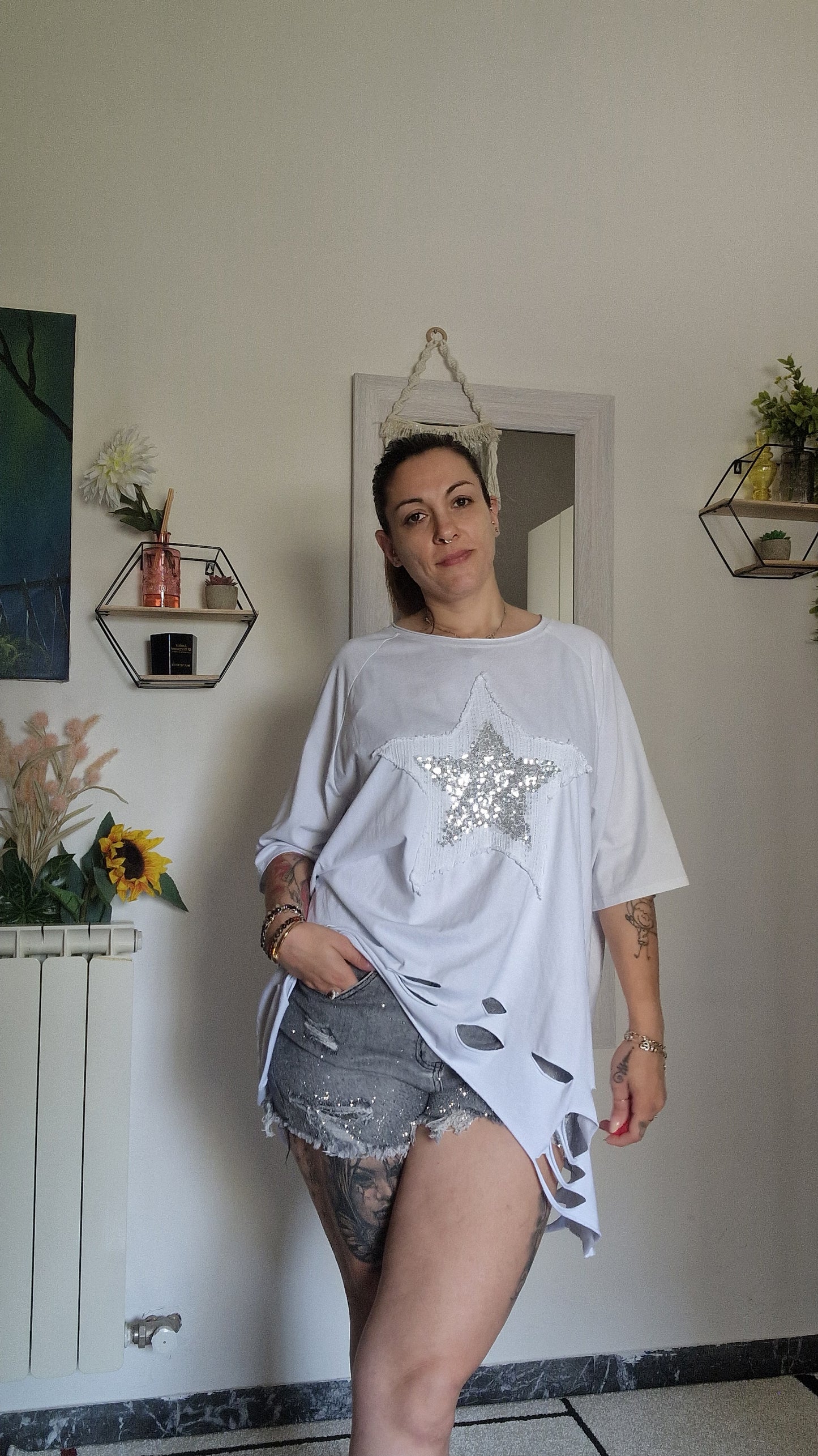 T SHIRT STARS OVER