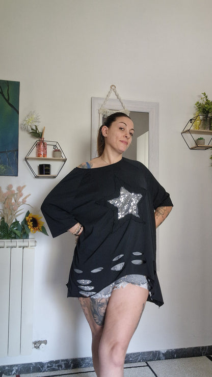 T SHIRT STARS OVER