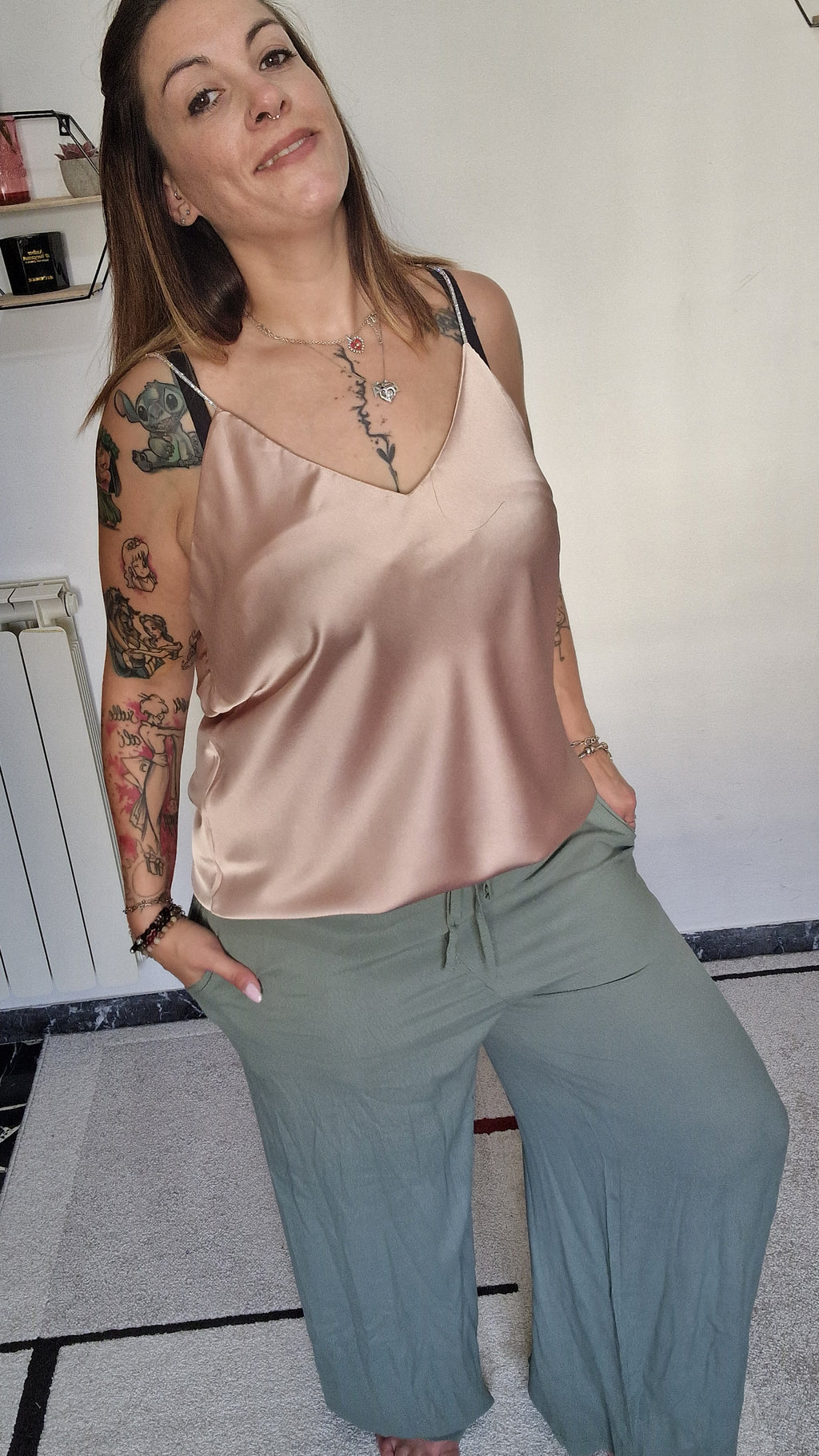 Pantalone Palazzo Flowy Dream