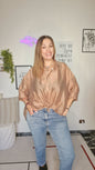 Camicia Oversize con Nodo
