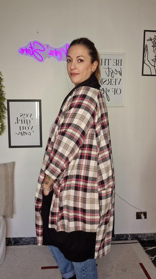 Cardigan Lungo Oversize a Fantasia
