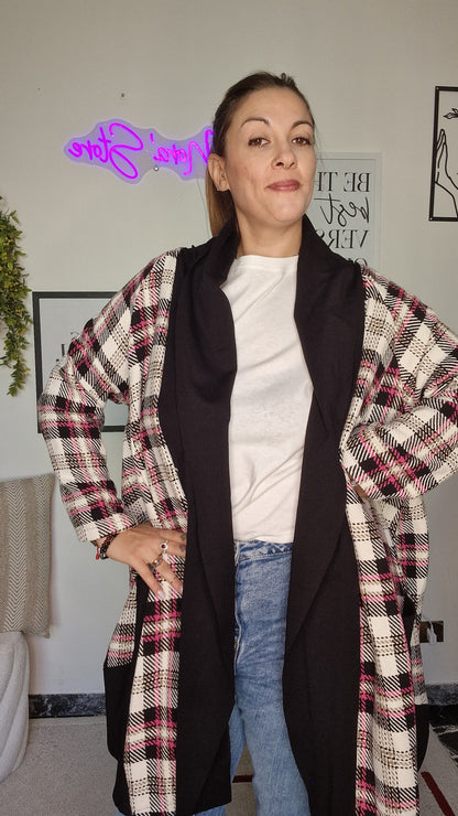 Cardigan Lungo Oversize a Fantasia