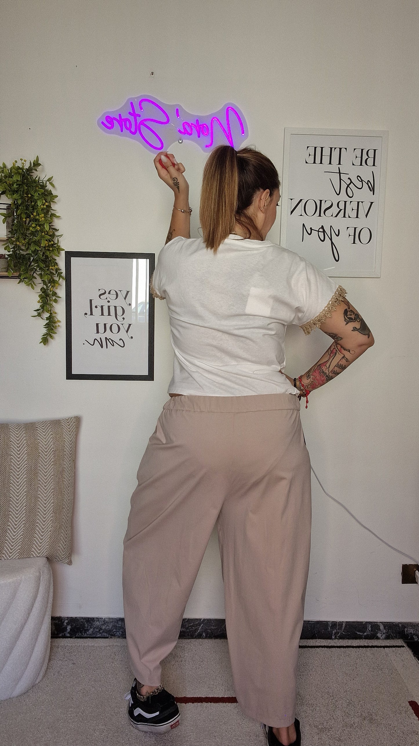 Pantaloni Punta svasato
