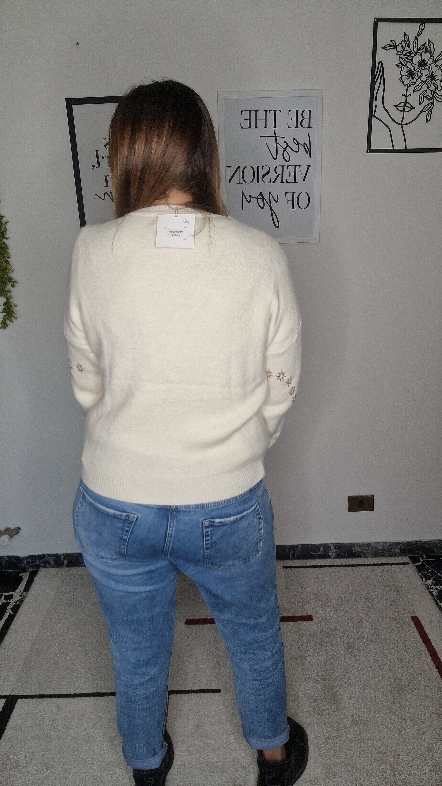 Maglione Oversize Lurex e Paillettes