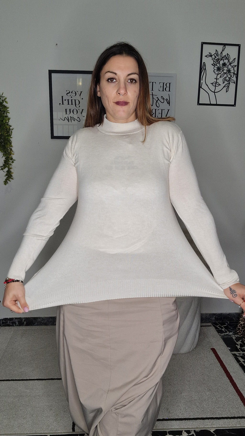 Maglia Dolcevita curvy (Codice: 2403)