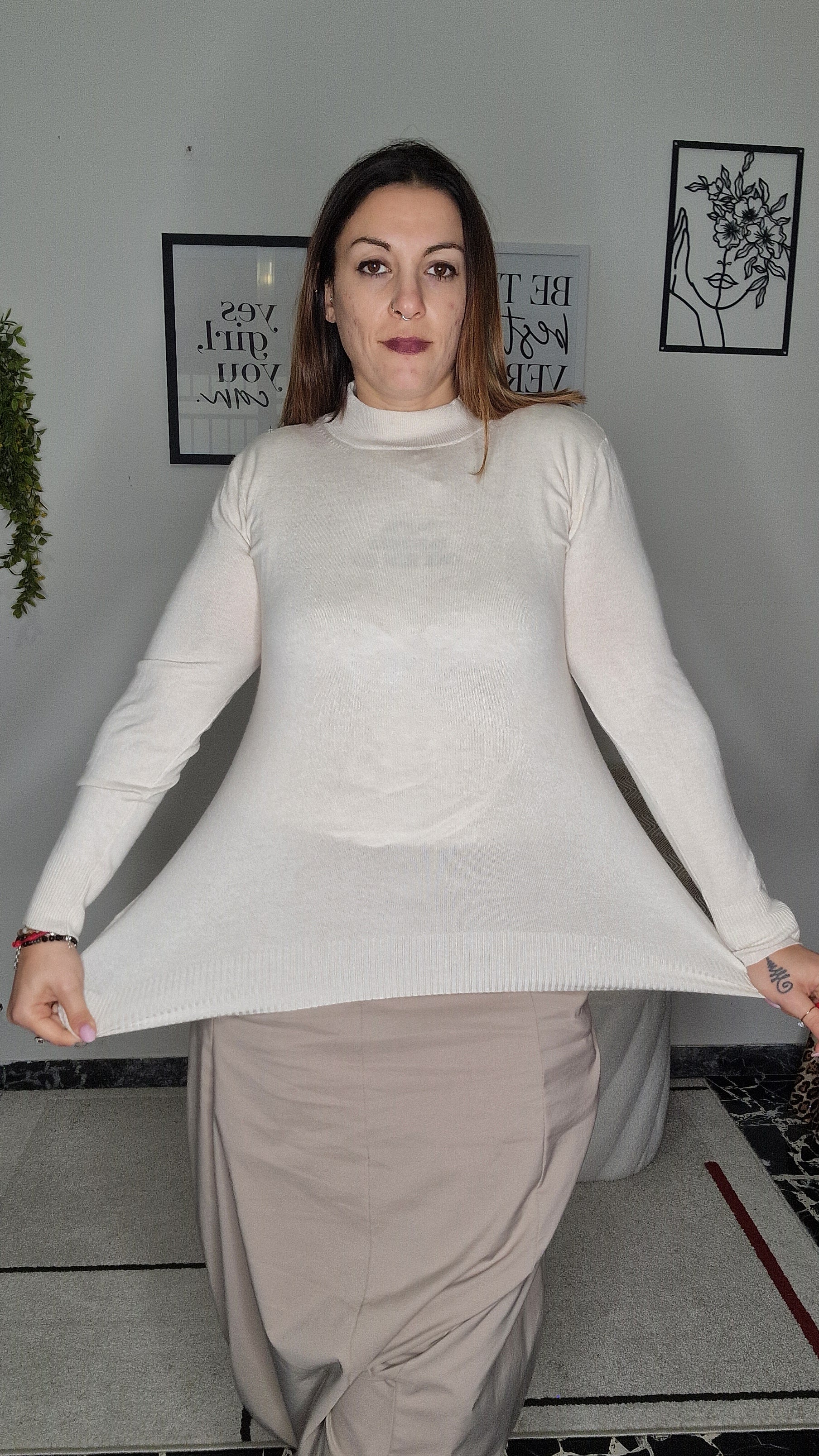 Maglia Dolcevita curvy (Codice: 2403)