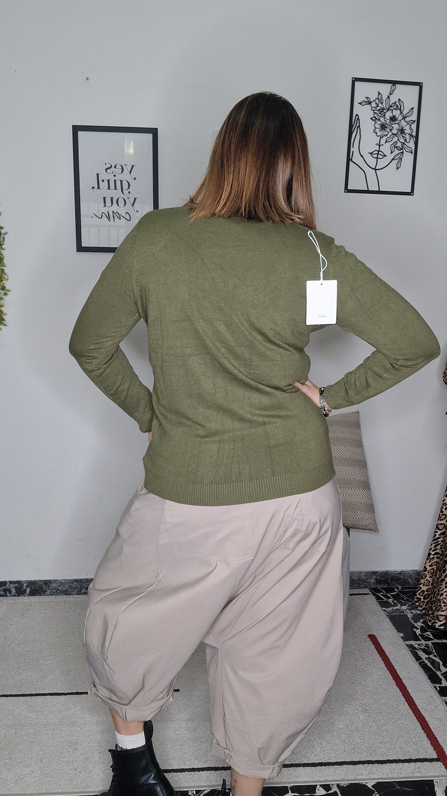 Maglia Oversize "Wide Neck" Comfort Fit (Codice: 7002)