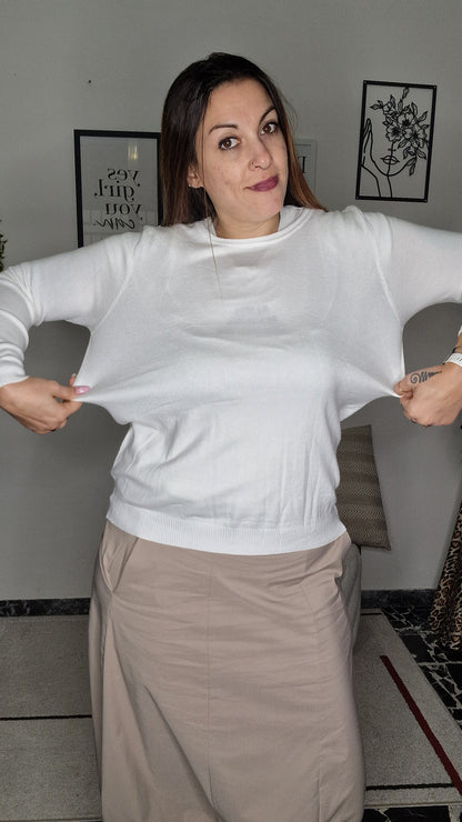 Maglia Oversize "Wide Neck" Comfort Fit (Codice: 7002)