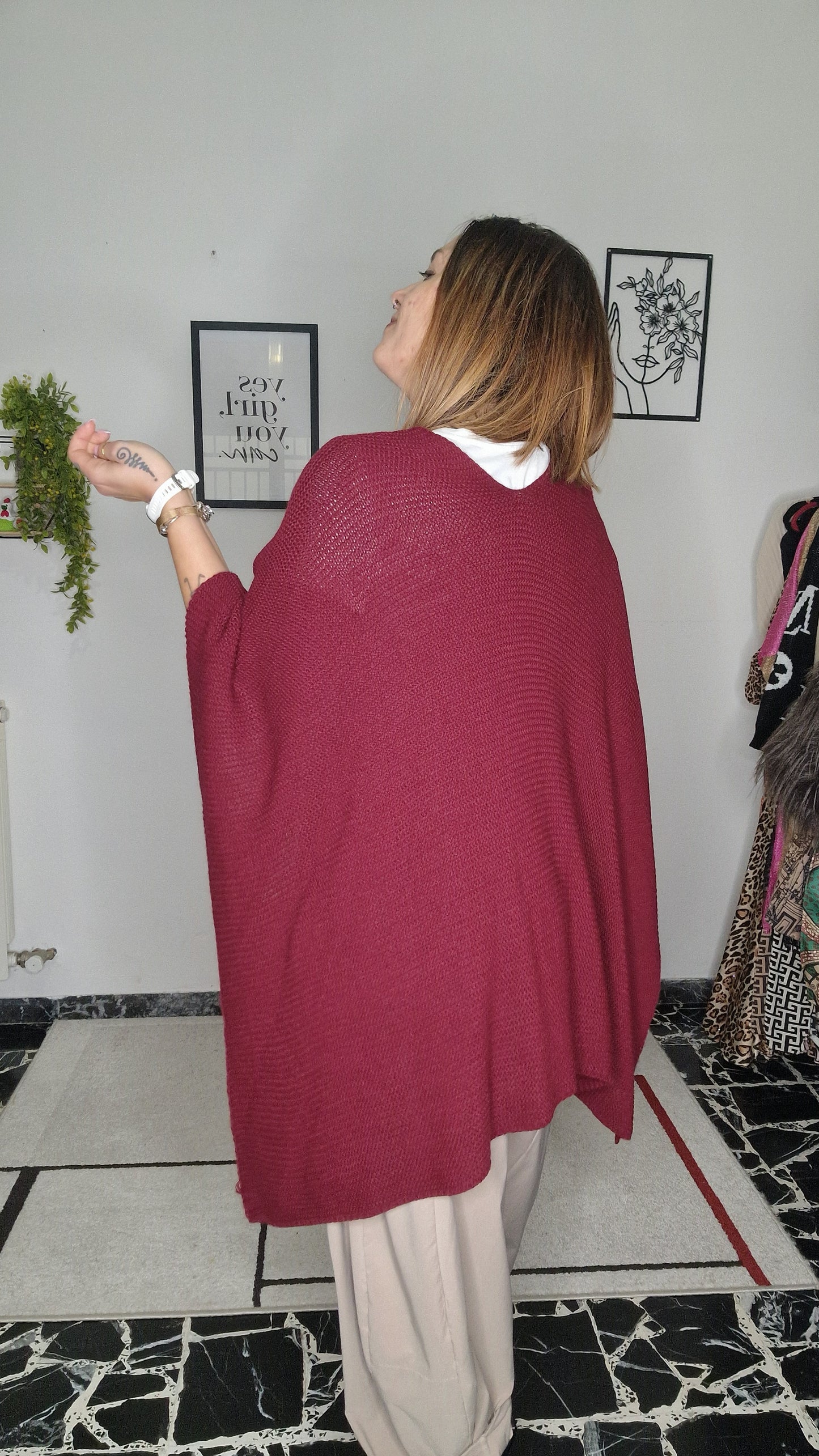 Mantella "Easy Wrap" con Asola - L'Eleganza Avvolgente