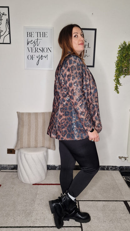 Blazer "ZOE" Glitterato Dark
