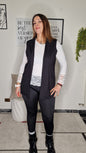 Gilet "GRETA" Lungo con Tasche - Layering Essenziale