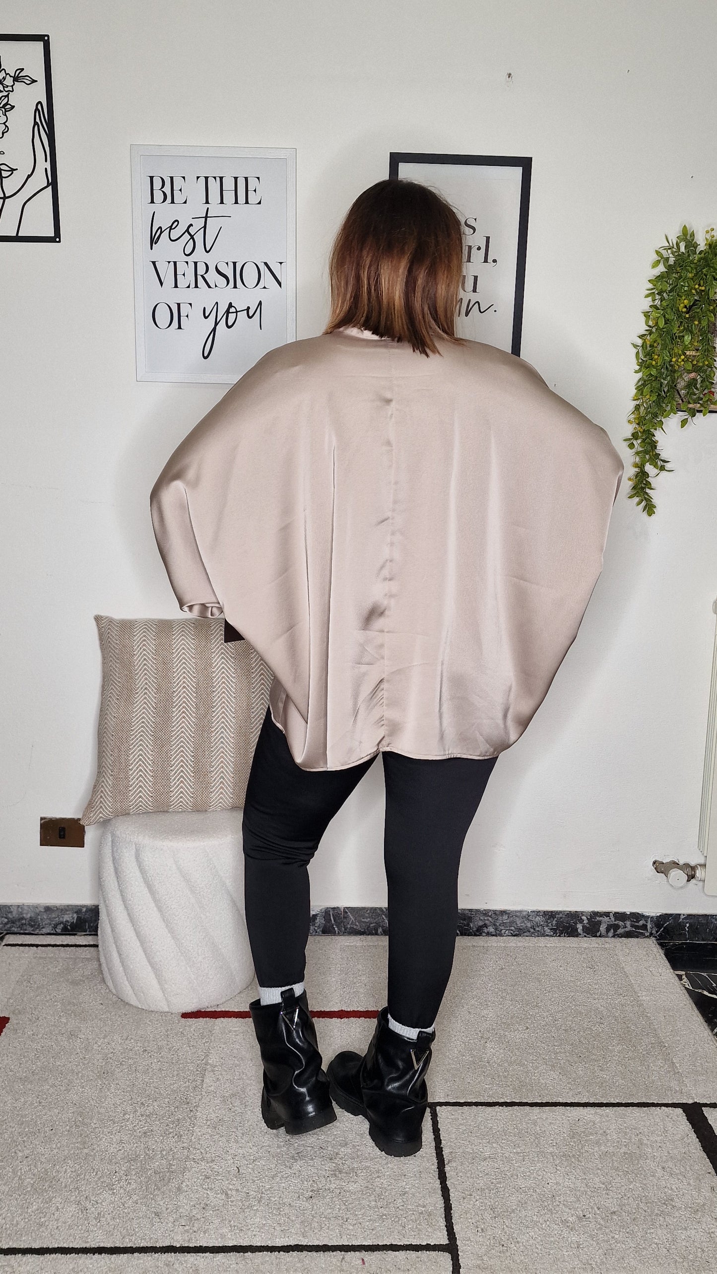 Blusa Oversize Pipistrello