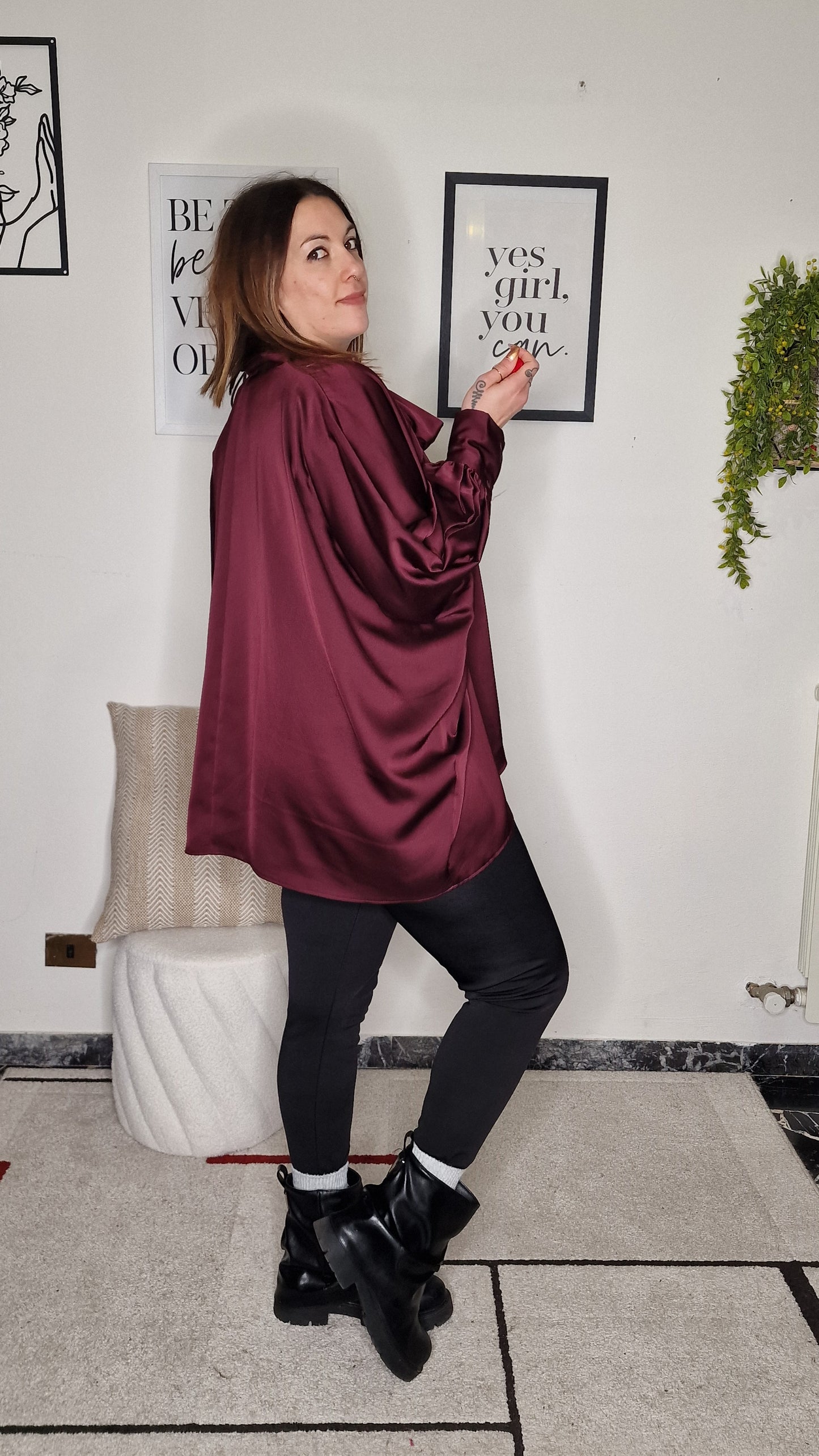 Blusa Oversize Pipistrello