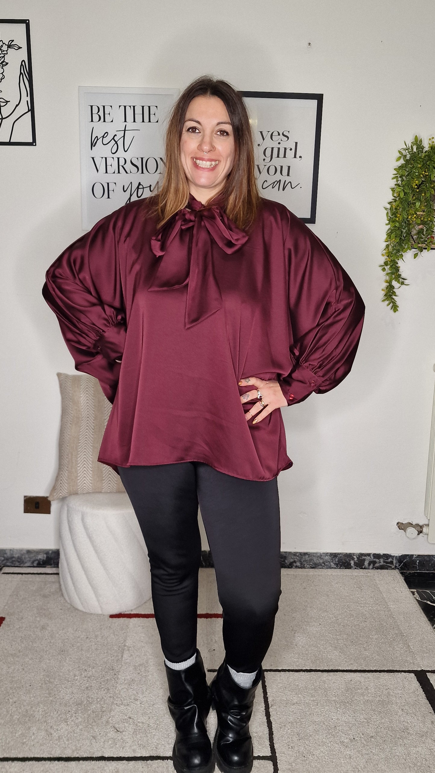 Blusa Oversize Pipistrello