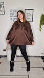 Blusa Oversize Pipistrello