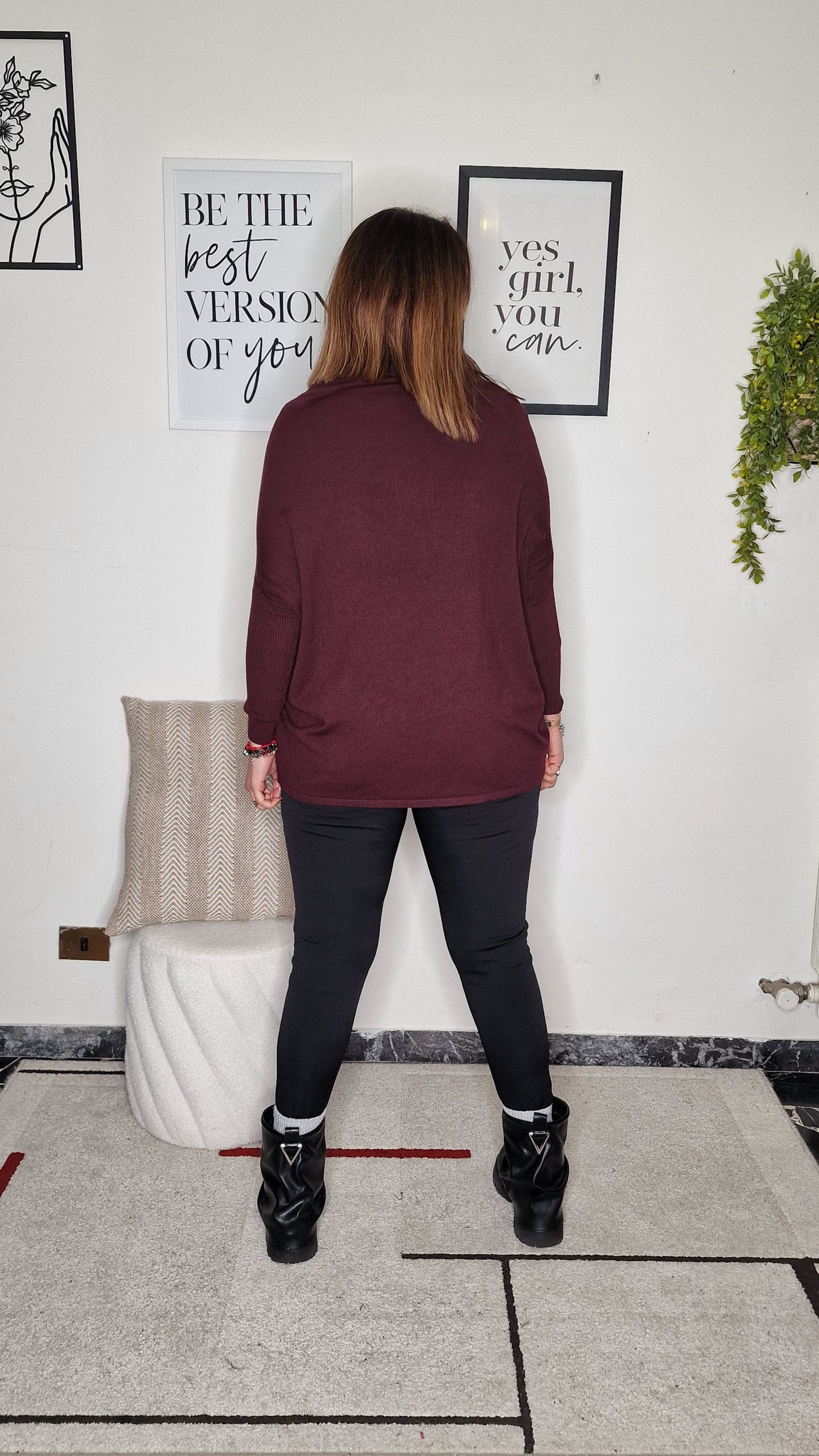 Maglia Dolcevita "ELISA" Oversize