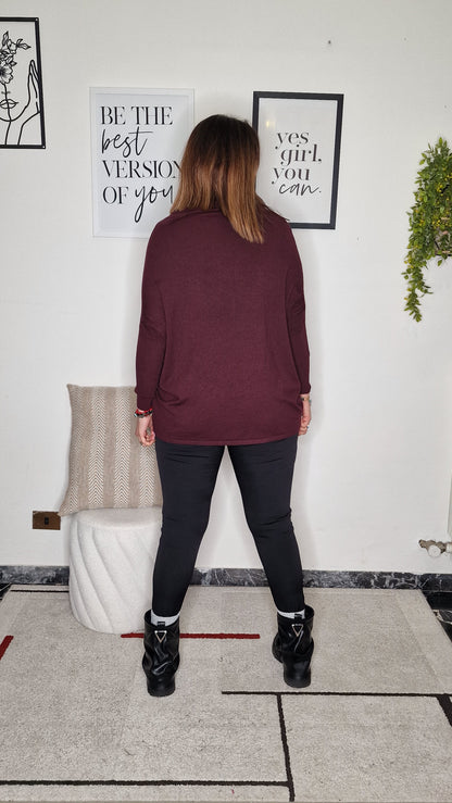 Maglia Dolcevita "ELISA" Oversize