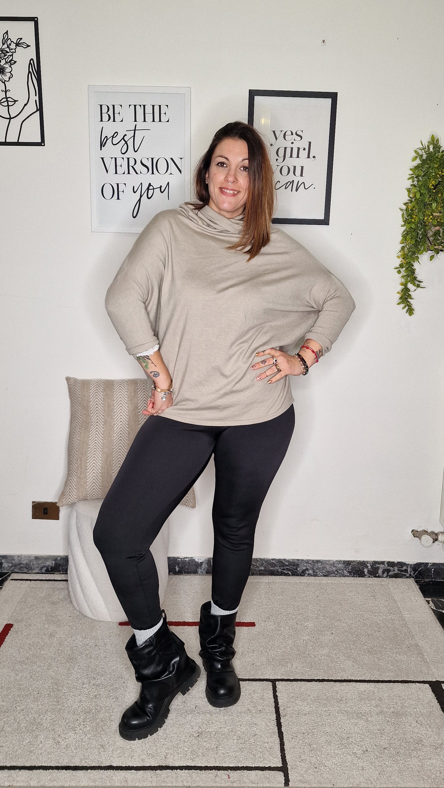 Maglia Dolcevita "ELISA" Oversize