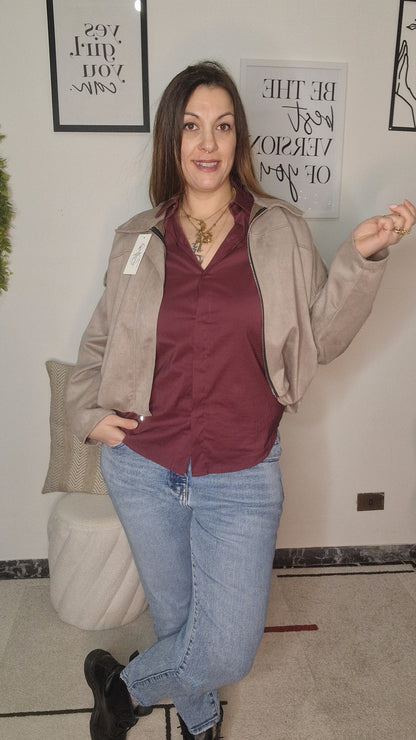 Giacca Suede Minerva