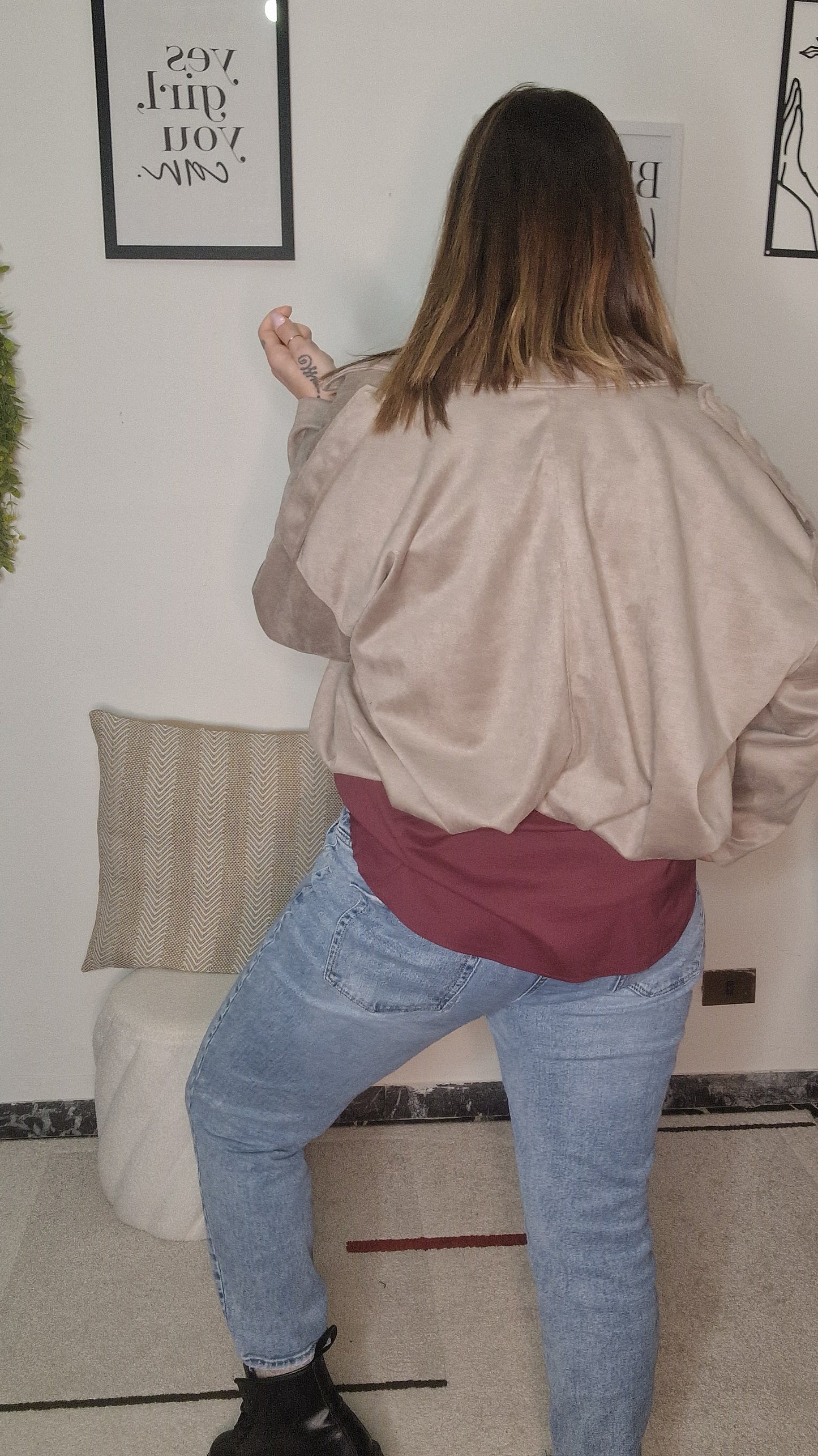 Giacca Suede Minerva