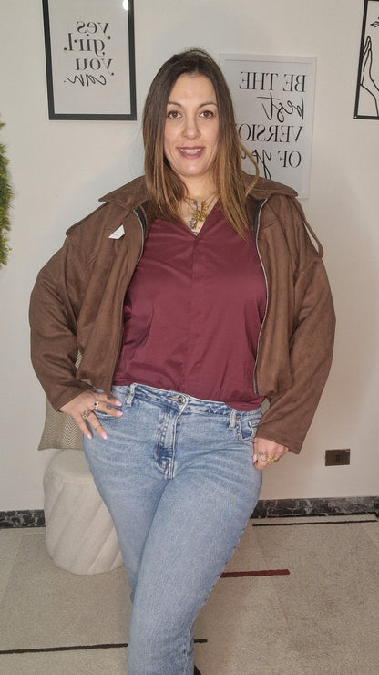 Giacca Suede Minerva