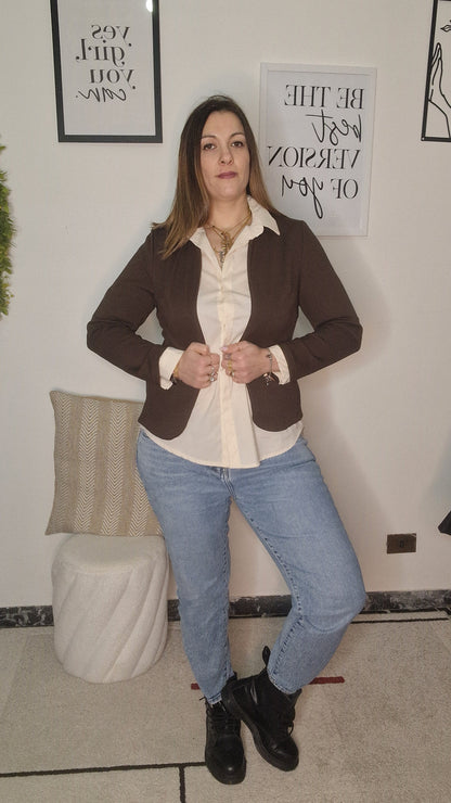 Cardigan Spolverino Ambra