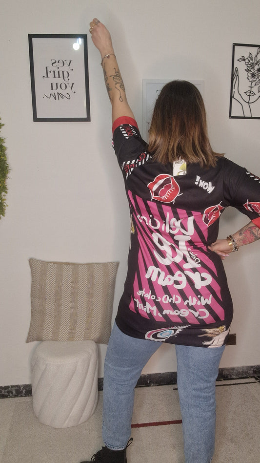 Maxi-T-shirt Musa Pop