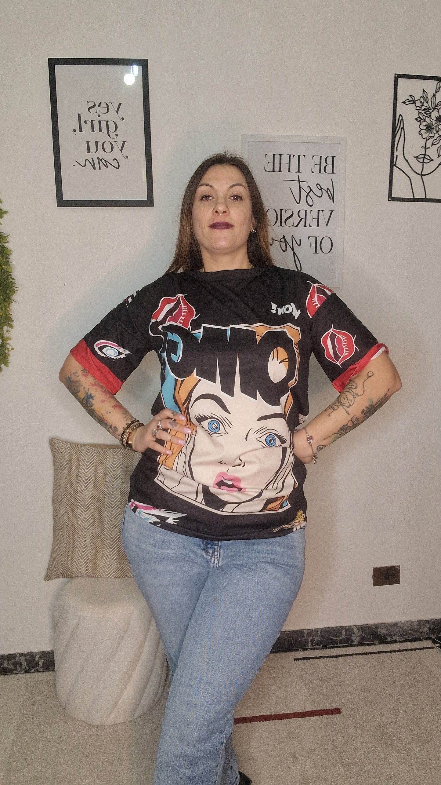 Maxi-T-shirt Musa Pop