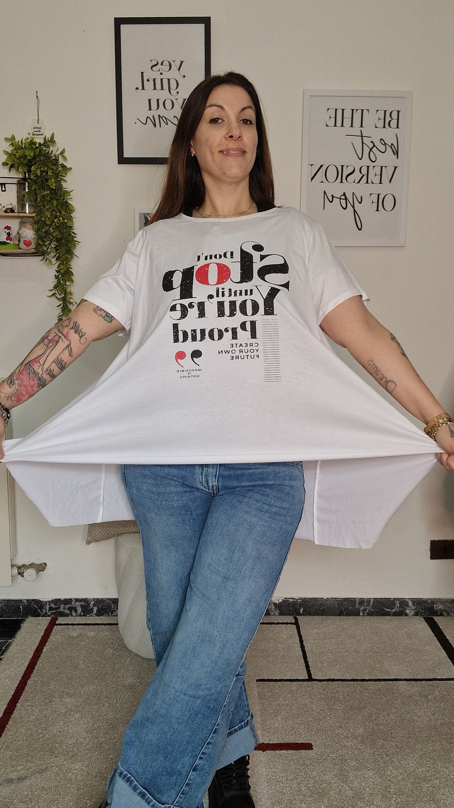 Maxi T-Shirt Dreamer – Oversize & Motivational