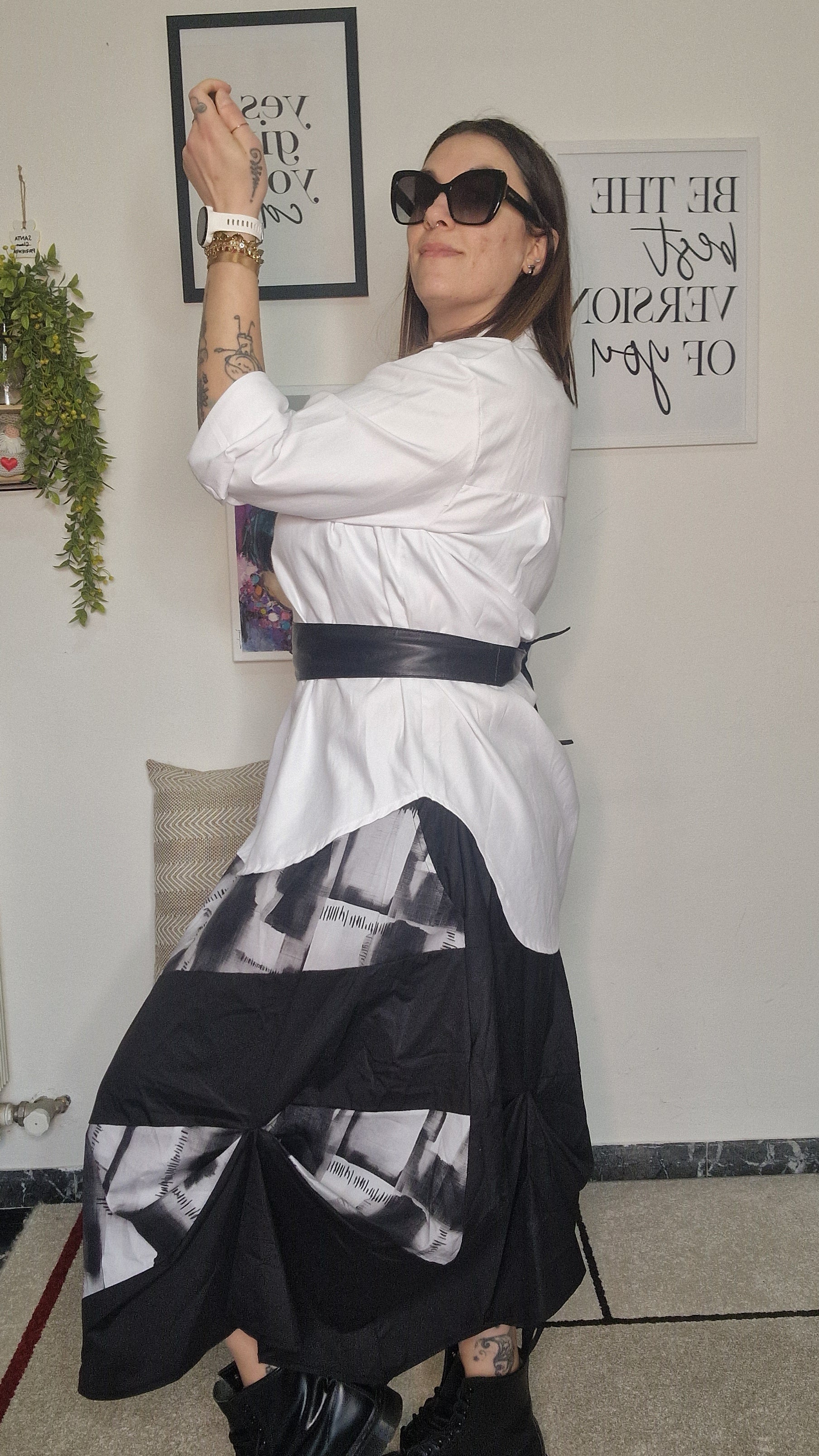 Gonna Maxi NUVOLA NERA (linea HOM158)