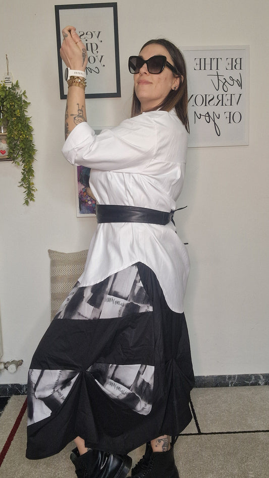 Gonna Maxi NUVOLA NERA (linea HOM158)