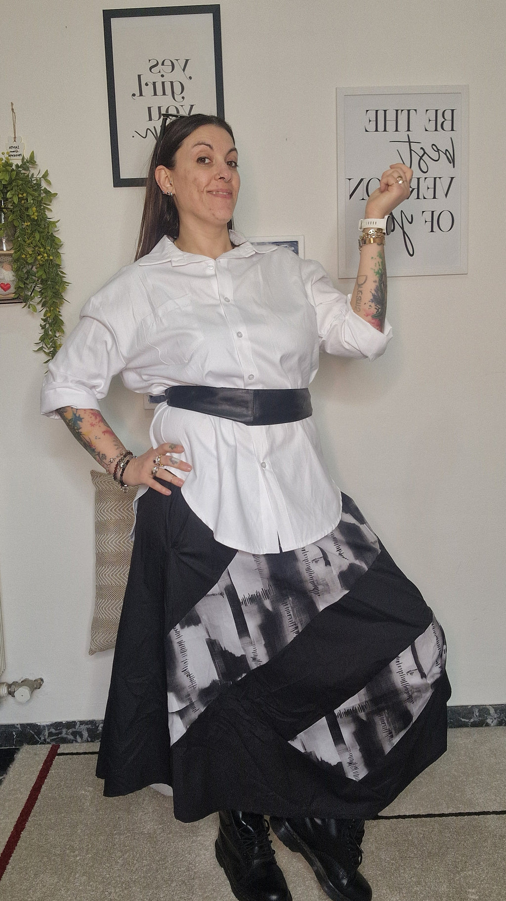 Gonna Maxi NUVOLA NERA (linea HOM158)